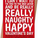 7 x Valentine's Day Gifts for Him Her, Valentines Day Card for Men Women, Vday Card Gifts for Husband Boyfriend Wife Girlfriend (QQ-166)