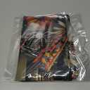 2 x Halloween Door Banner Set 35x71 Inch with Pumpkins Spiders Black White Orange Swirl Ribbons Home Porch decoration spooky boo halloween decor front door party holiday decoration