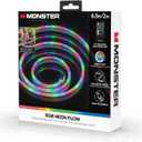 Monster 6.5 ft Multi-Color Flow Technology Neon-LED Strip, Strong Shape-it Material, Xtreme Easy Installation