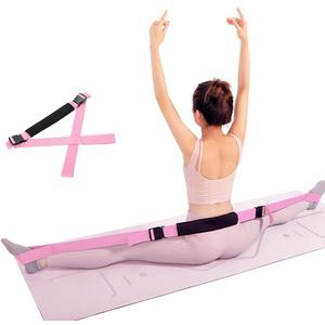 Modular 3-in-1 Yoga Straps System: Detachable Ends with Quick-Lock Buckles & Lumbar Pad - 150cm Adjustable Stretching Band for Splits, Pilates, Gym, Dance, Physical Therapy & Flexibility Training
