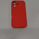 Ktele Magnetic for iPhone 17 Case [Compatible with Magsafe] [Premium Silicone Satin-Smooth Touch] Slim Shockproof Anti-Scratch Microfiber Lining Case, 6.3 inch, Red