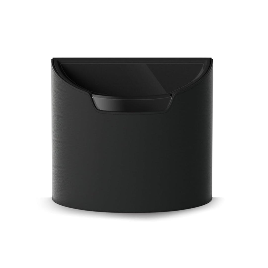 Leakproof Car Trash Can,Mini Car Trash Bin for SUV and Truck,Small Removable Liner Garbage Can,Waterproof Automotive Trash Can for Vehicle,Home,Office,Multipurpose,Easy to Clean (Black)