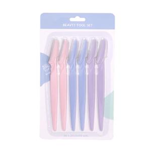4PCS Eyebrow Shaver with shield Eyebrow Shaver Manual Eyebrow shaver Beauty tool