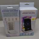 2 x Wavy LED Light & Mirror Phone Holder