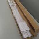 Cordless Room Darkening Mini Blinds for Indoor Windows, Cordless Mini Blinds, White,  size: 44.5"