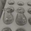 40 Pieces 3.5 Inch Glass Bud Vase Mini, Clear
Bulk Centerpieces for Wedding Bridal Shower, Baby Shower Table Decor, Crystal Ribbed Design Holds Small Bouquets