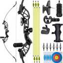 Recurve Bow Set for Adults, Adjustable Draw Weight, 52IN