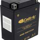 Caltric Agm Battery Compatible with Yamaha Warrior 350 Yfm350X 1987 1988 1989 1990-2004