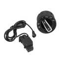 Generic Auto Headlight Sensor Chrome Switch, Replacement for 5ND 941 431 B, Fits for Golf MK5 / Golf MK6 / Tiguan/Jetta MK5, Automatic Headlight On/Off