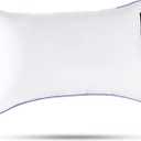 JOLLYVOGUE Pillows Queen Size Set of 1, Washable Supportive Single Bed Pillow with Super Soft Down Alternative Fill, Luxury Fluffy Hotel Quality for Side, Back, and Stomach Sleepers
