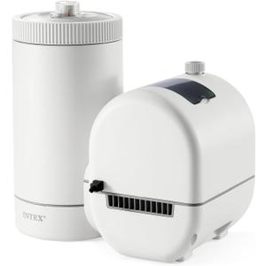 INTEX C2500 Krystal Clear Cartridge Filter Pump for Above Ground Pools: 2500 GPH Pump Flow Rate  Improved Circulation and Filtration  Easy Installation  Improved Water Clarity  Easy-to-Clean (2,500 Gallons Per Hour)
