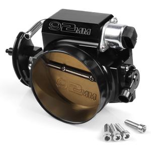92mm Throttle Body for LS1 LS2 LS6 LS3 LS LS7 SX LS Throttle Body with TPS Throttle Position Sensors IAC Aluminum Black