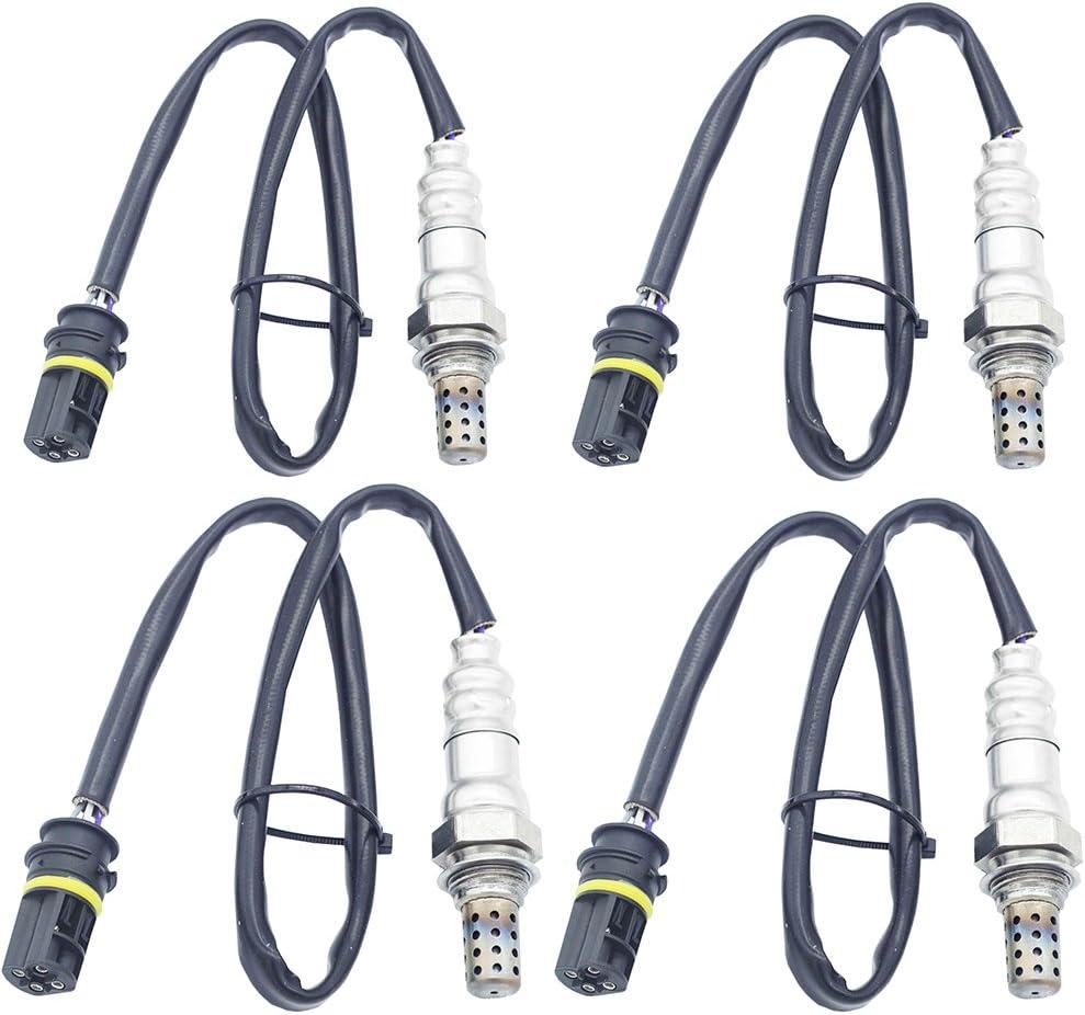 4PCS Oxygen O2 Sensor 1 & 2 for 2001-2005 Mercedes-Benz S430 S500 S55 AMG 4.3L 5.0L 5.5L Upstream + Downstream