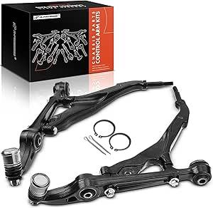 A-Premium 2 x Front Lower Control Arm, with Ball Joint & Bushing, Compatible with Honda Civic 1992-1995, Civic del Sol 1993-1997, Acura Integra 1994-2001