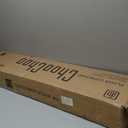 ChooChoo Narrow Bathroom Storage Cabinet with Adjustable Shelves, Tall Storage Cabinet with 2 Doors and 1 Drawer, Freestanding Cupboard for Small Spaces, White