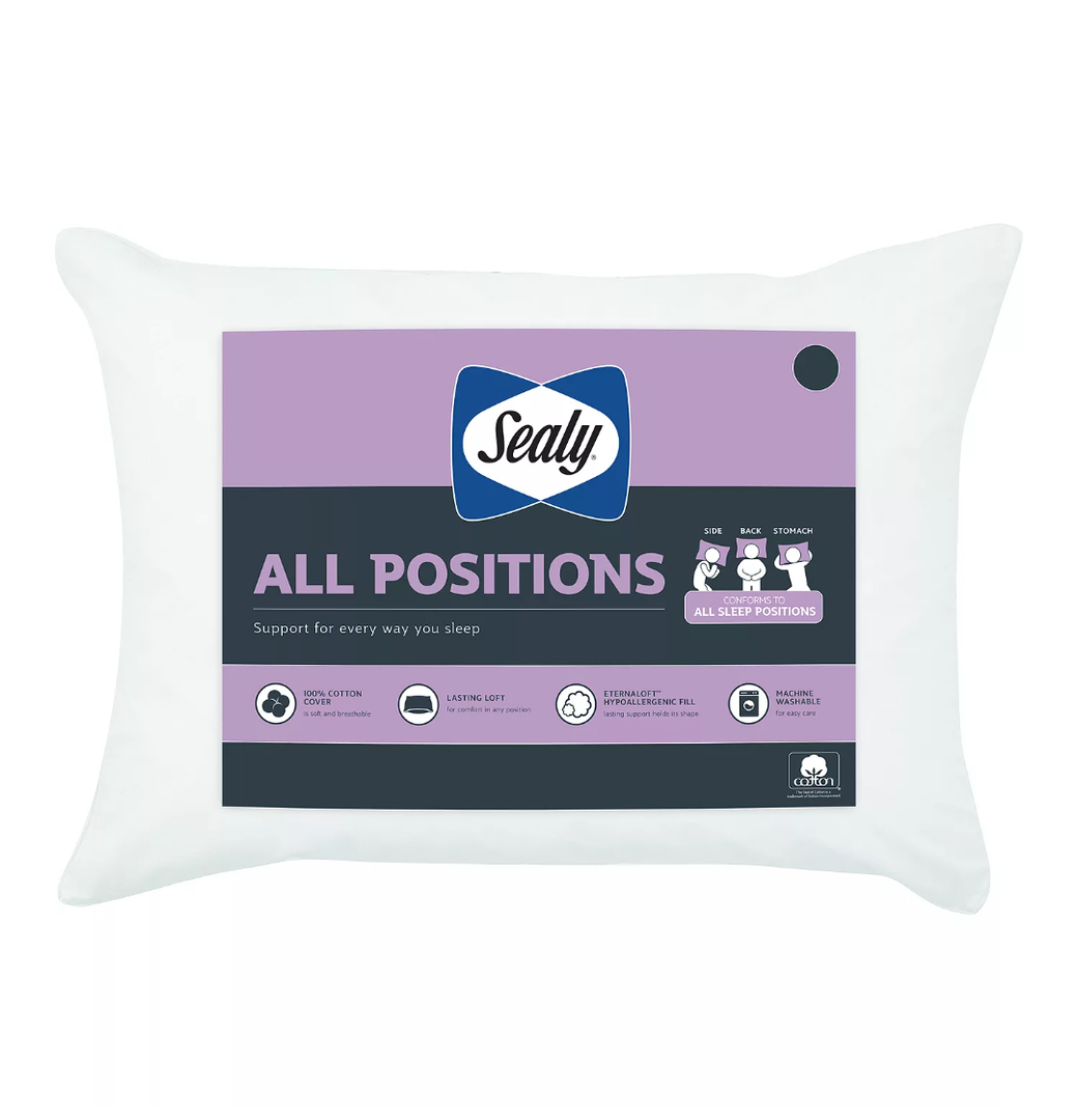 Standard/Queen Size Pillow, 20 x 28 In, Support For Every Way You Sleep