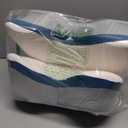 Cervical Pillow for Neck Pain Relief - Ergonomic Neck Pillow for Sleeping Contour Memory Foam Pillows for Neck Support, Orthopedic Bed Pillow for Side Back Stomach Sleepers (White & Blue)