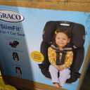 Graco Slimfit 3-in-1 Convertible Car Seat, Slim Car Seat with Space-Saving Design, Highback Booster Seat with 10-Position Headrest, Rear Facing and Forward Facing Carseat, Jarret (MFD 01/28/2026)