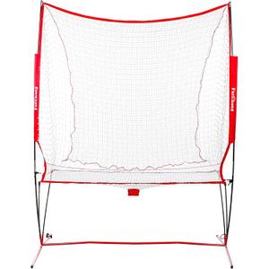 Furlihong NT01 Baseball & Tennis Ball Recycling System Net, 6 x 7ft, Portable Polyester Net and Fiberglass Frame, Compatible with 681PBH 680BH 6802BH Machines, with Carrying Bag (Net Only)