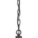 EAPUDUN Modern Farmhouse Pendant Light, 1-Light Industrial Hanging Light Fixture, Oil Rubbed Bronze Finish with 9.3-inch Seeded Glass Shade, PDA1127-ORB