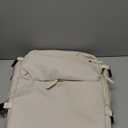 Expandable Carry On Travel Backpack,For Frontier Airlines Personal Item Bag 18x14x8 Underseat Travel Duffel Bag,17 inch Laptop Backpack Flight Approved (Beige)