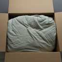 MaiRve Embroidery Comforter Sets Green Twin Size, Farmhouse Floral Twin Bedding Sets 5 Pieces, Warm Fluffy All Season Bed Set and Comforter Sets(Green, Twin,66"x86")