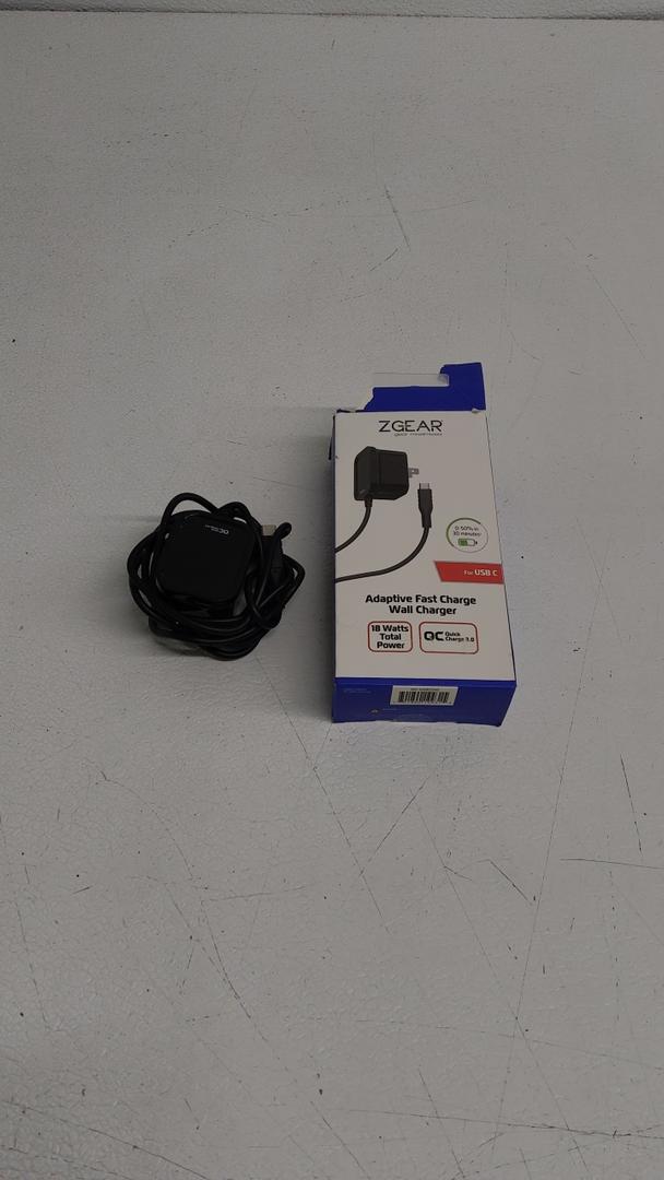 Zgear Adaptive Fast Charge Wall Charger 18 Watts Total Power for USB C