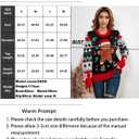 LANPULUX Christmas Sweater for Women Crewneck Adorable Ugly Christmas Sweater Family Matching Outfits Loose Pullover Knitwear (Small)