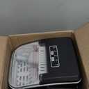 Antarctic Star Countertop Ice Maker Machine, 8 Ice Cubes in 6 mins, 26lb/Day Ice with 2 Sizes- Portable Mini, Energy Saving & Basket/Scoop for Home/Party/Travel/Camping/Bar, Dark Black