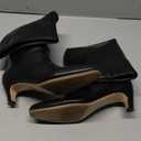 Modatope Knee High Boots Women Square Toe Kitten Heel Tall Boots Women's Fashion Long Boots, 8.5