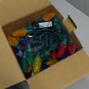 C9 Christmas Lights Outdoor, 100 FT 150 LED Connectable C9 String Lights with 8 Modes and Timer Extendable Xmas Tree Patio Roofline Garden Yard Holiday Party Indoor Outdoor Decoration, Multicolor