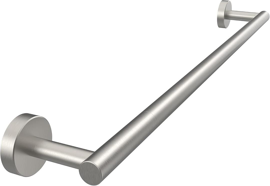RARXTR 18 Inches Brushed Grey Towel Bar for Bathroom Kitchen Hand Towel Holder Dish Cloths Hanger SUS304 Stainless Steel RUSTPROOF Wall Mount (Brushed Grey 18-inch Center to Center)