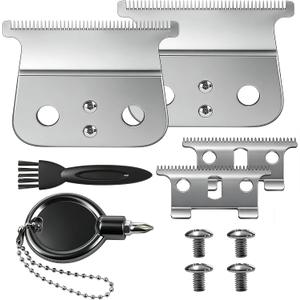 T-Blade Replacement Compatible with Andis T-Outliners GTO,GTX,GO and SLS Trimmers,2 Count
