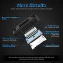 LED Rock Lights White 16 pods for Car Truck SUV Offroad Boat Trail Rig Lamp Super Bright Pure White Waterproof LED Underglow Light for ATV UTV