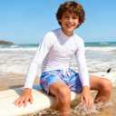 2 x westwolf Boys Swim Trunks with Compression Liner Kids Boxer Briefs Bathing Suit 7-20 Years Old Swimming Shorts Quick Dry