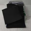 Focusound 32 Pack Acoustic Foam Panels 1" x 12" x 12" Sound Proof Foam Panles Soundproofing Noise Cancelling Wedge Panels for Home Office Recoding Studio with 300PCS Double-Side Adhesive