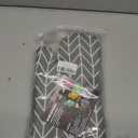 Oven Mitts and Potholders BBQ Gloves-Oven Mitts and Pot Holders with Recycled Infill Silicone Non-Slip Cooking Gloves for Cooking Baking Grilling (4-Piece Set) (Grey-02)