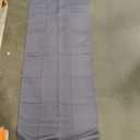 Grey Curtains for Sliding Glass Door,80 Inch Length/Long, Thermal Insulated Rod Pocket Single Panel, Room Darkening Blackout Curtains for Bedroom/Doorway Living Cabin, 25" Wide