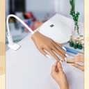 Practice Hand for Acrylic Nails- Silicone Nail Hand Practice Upgrade Nail Tips Never Fall Off, Fake Nail Manican Hand for Nail Practice, Flexible Practice Maniquin Hand with 200PCS Nail Tips
