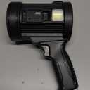 Rechargeable Spotlight,99,000 LM Super Bright Handheld Spot Light LED Flashlight High Lumens, Powered Spotlight Large Searchlight Outdoor with Solar Panels & COB Light for Boat Camping Hunting