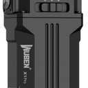 WUBEN X1Pro Rechargeable Flashlights high lumens, Super Bright Flashlight 12300 lumens, EDC Flat Shape with Spotlight Floodlight Strobe Modes, IP65 Portable Flash Light for Camping, Emergency, Working