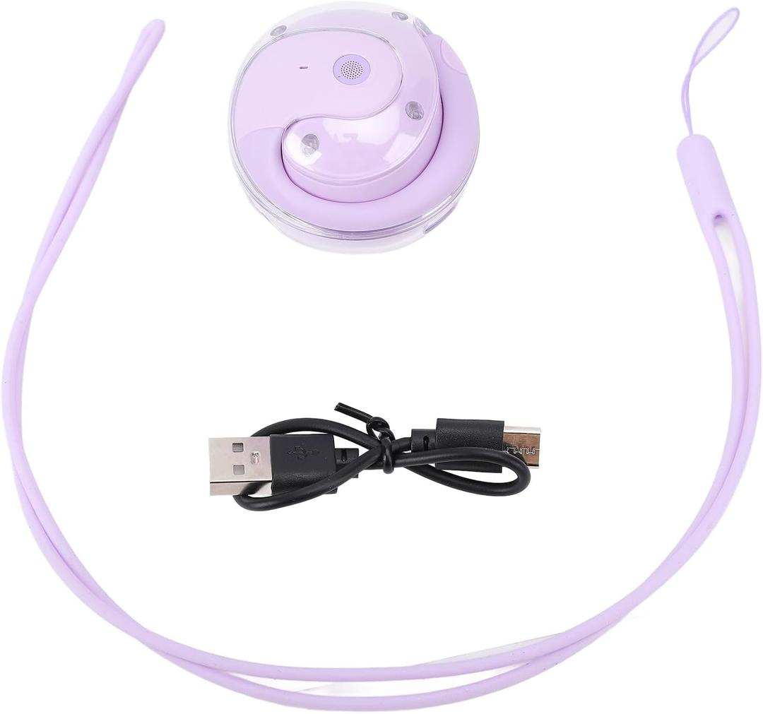 Wireless Over Ear Earbuds with APP, 144 Languages Online Translation Blueteeth 5.4 Language Translation Earbuds Real Time with Charging Case for Travel, Business, Learning (Purple)