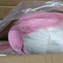 Happy Trails Unicorn Rocking Horse, White/Pink, 28.5” x 11” x 30”