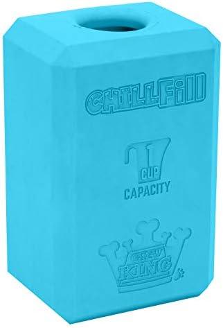 Chew King Premium Treat Dog Toy, XL, Extremely Durable Natural Rubber Fillable Toy Collection, Frozen Feeding, All Breed Sizes