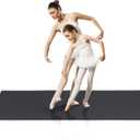 Portable Marley Dance Floor Mat - Triple Thickness 5mm - Ideal for Tap Dance Ballet (6'x3')