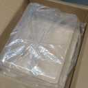 HBlife Cake Stand with Lid (16.5"), Multifunctional Cake Stand with Acrylic Dome Rectangular Acacia Wood 2-in-1 Cake Plate Display Stand with Cover for Baking Gifts, Birthday Kitchen Parties, Weddings