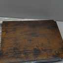 4 Tier Printer Stand, Spacious Floor Mount, Metal, Industrial, Printer Table Holder with Storage Shelf for Home Office Fax Machine Scanner (Bronze)