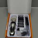 oneisall Dog Clipper Low Noise, Dog Grooming Kit with Rechargeable, Dog Shaver Cordless Electric Quiet Hair Clipper Set for Dog Cats PetsGold