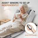Electric Lifting Bed Backrest with Remote Control, 280 Adjustable for Elderly to Sit Up Easily, Comfortable Support for Eating and Resting, 300lb Capacity
