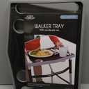 North American Health +Wellness Walker Tray, Gray, 1 Count (Pack of 1)